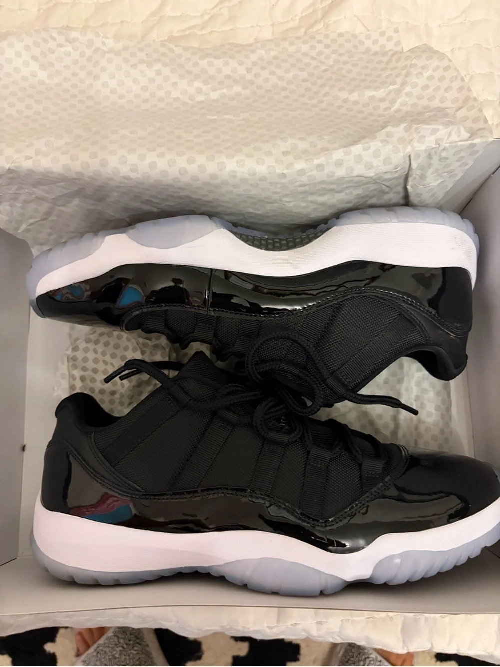 Air Jordan 11 retro low: black/white/varsity royal